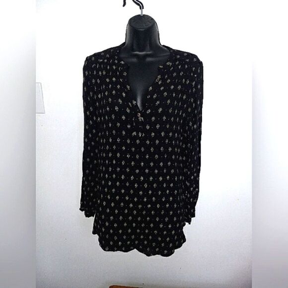 H&M long sleeve high low blouse - Picture 1 of 4